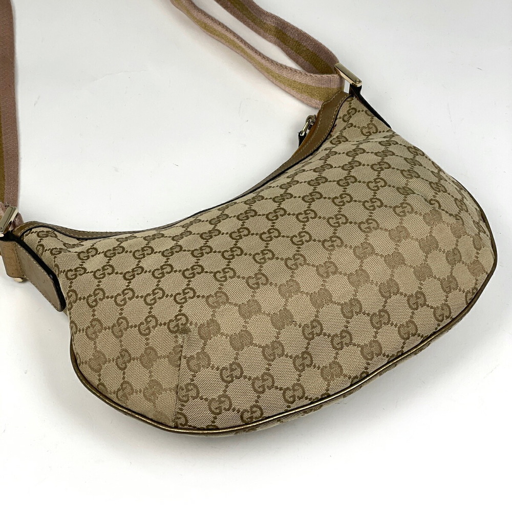 Gucci GG shoulder bag Sherry web canvas beige gold - Picture 2 of 7